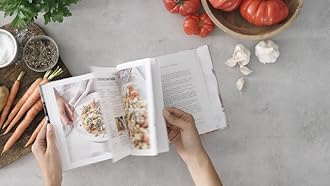 GreenPan Elite Electric Slow Cooker Cookbook, Hardcover, 50 Simple Step Recipes, Breakfast Lunch Dinner Dessert Meals, Quick Easy Tips