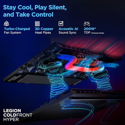 Image of Lenovo Legion Pro 5 2025 Intel Core Ultra 9 275HX | NVIDIA RTX 5070 8GB (32GB RAM /1TB SSD /WQXGA OLED /165Hz /16 (40.6cm) /Windows 11 /Office 2024+AI Now /Black /2.4Kg), 83F3007BIN AI Powered Gaming Laptop