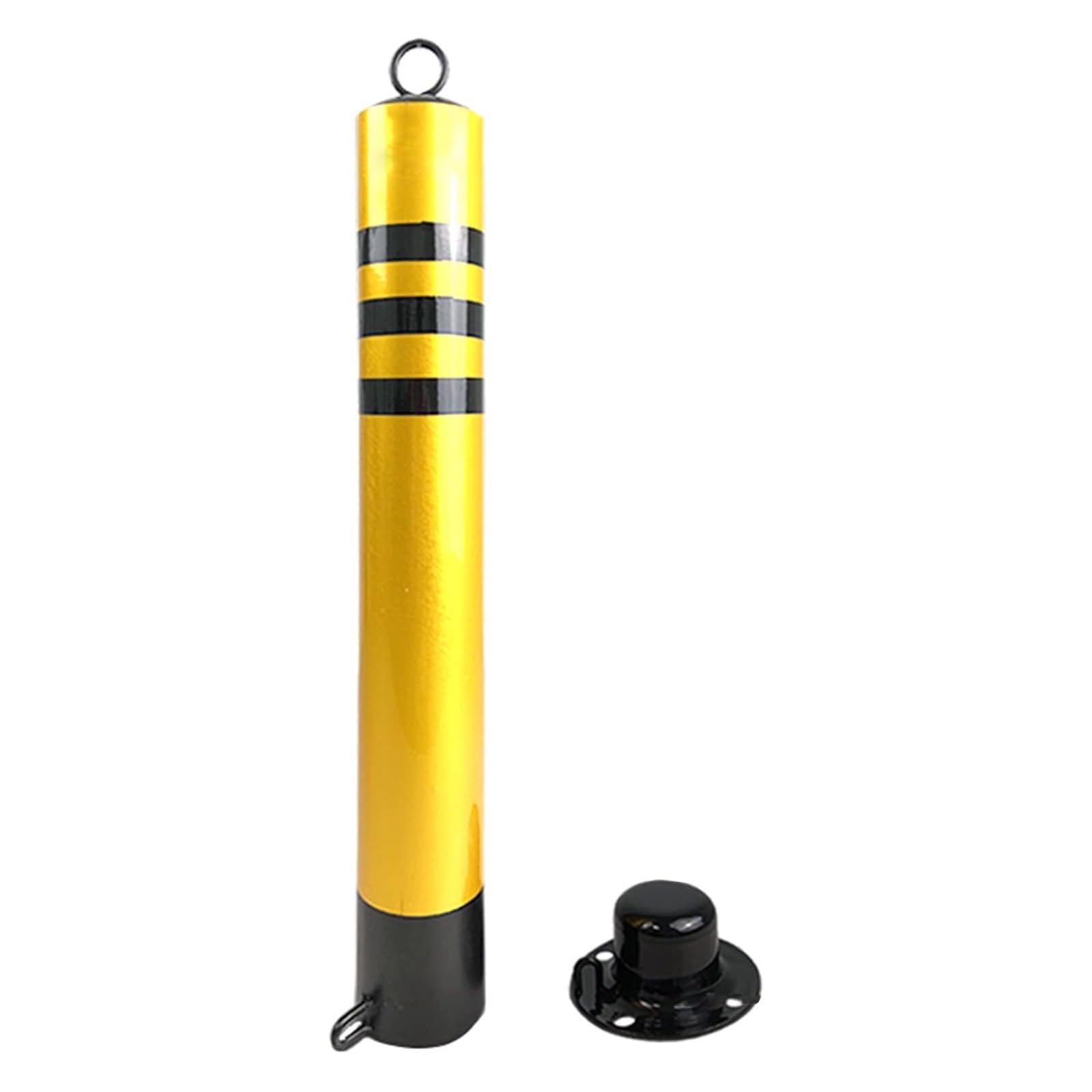 Borne de stationnement jaune pour bloquer l'accès abusif à votre garage
