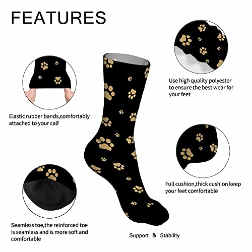 Image of Pehede Socks Mens Fun Dress Socks for Women Funny Novelty Crazy Design Socks