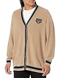 Armani Exchange Women's Collegiate Capsule Oversized Knit Cardigan, Stage, X-Large