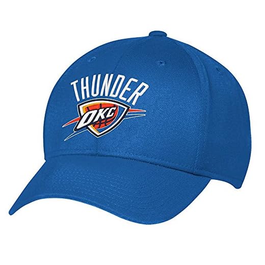 NBA Oklahoma City Thunder Men's Structured Flex Cap, Large/X-Large, Royal