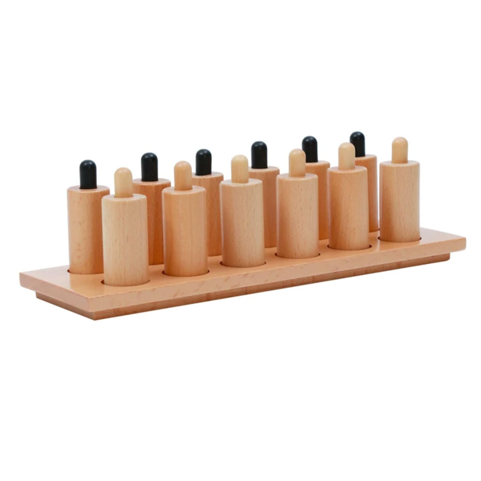 ttnmrc Montessori Sensory Tactile Set - Rough & Smooth Boards, Thermal Bottles & Fabric Textures, Early Sensory Training Toys,pressure cylinder