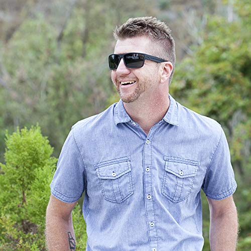 Spy Optic Rocky Sunglasses, Matte Black/Happy Gray/Green, 64 Mm #TOP6