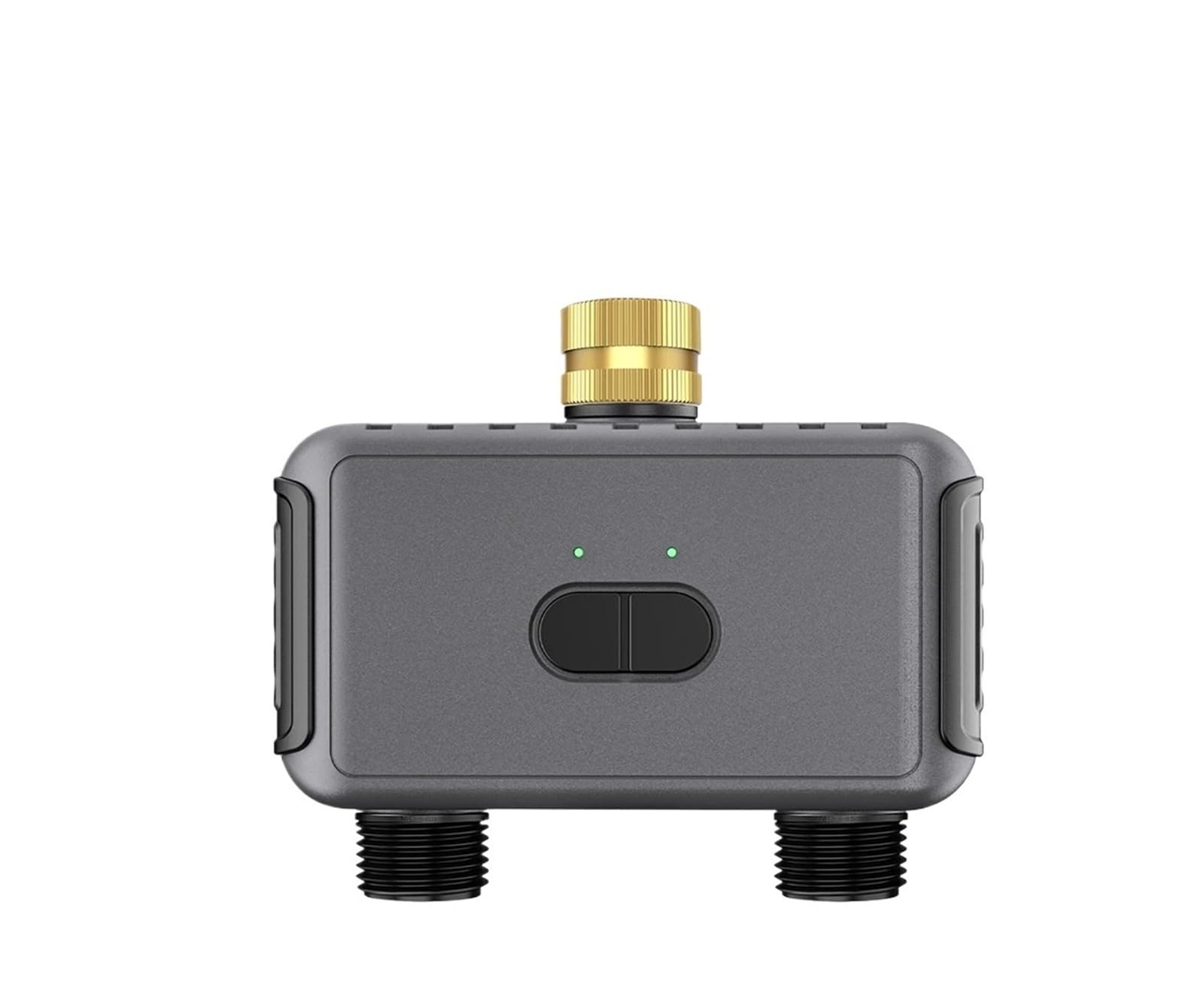 Timer per l'irrigazione, WiFi Water Timer Smart 2 uscite Sprinkler Timer di irrigazione del giardino Controller for irrigazione a goccia Programmatore di ritardo pioggia