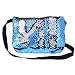 Produktbild FENICAL Pailletten Glitter Abendtasche Tasche Reversible Kosmetiktasche Handtasche Bling Party Bag (blau und Silber)