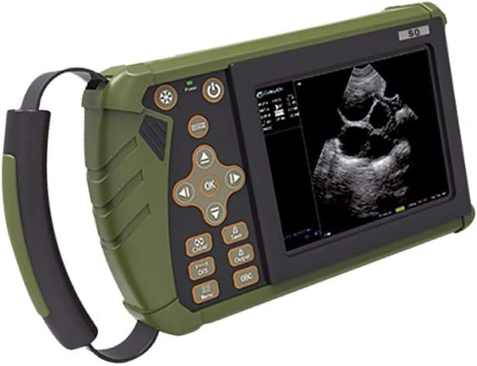 Vet/Veterinary/Animal Portable B-Ultrasound Scanner with Tow Probes Convex, Portable Veterinary Ultrasonic Diagnostic Equipment, Used for Animals, Pets, Breeding