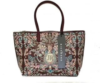Borsa John manici e tracolla burgundy crest grande