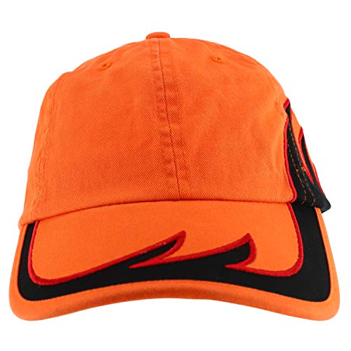 Armycrew Youth Size Unstructured Washed Cotton Flame Embroidered Cap2