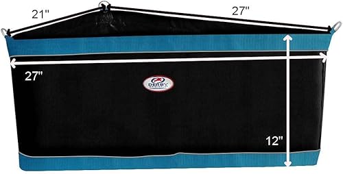 Miniatura 3 de Tahoe Tack Comedero patentado para heno de esquina para caballos con fondo súper resistente y 1200D diseñado para remolques y puestos