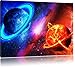 Produktbild Ausgleich im Weltall, Format: 100x70 auf Leinwand, XXL riesige Bilder fertig gerahmt mit Keilrahmen, Kunstdruck auf Wandbild mit Rahmen, günstiger als Gemälde oder Ölbild, kein Poster oder Plakat