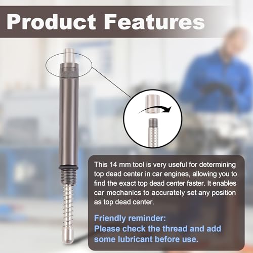 Image of #7880 14mm Thread TDC Indicator Standard,Top Dead Center Indicator TDC Whistler,Shift Indicator Replacement Part, 6 inch Long