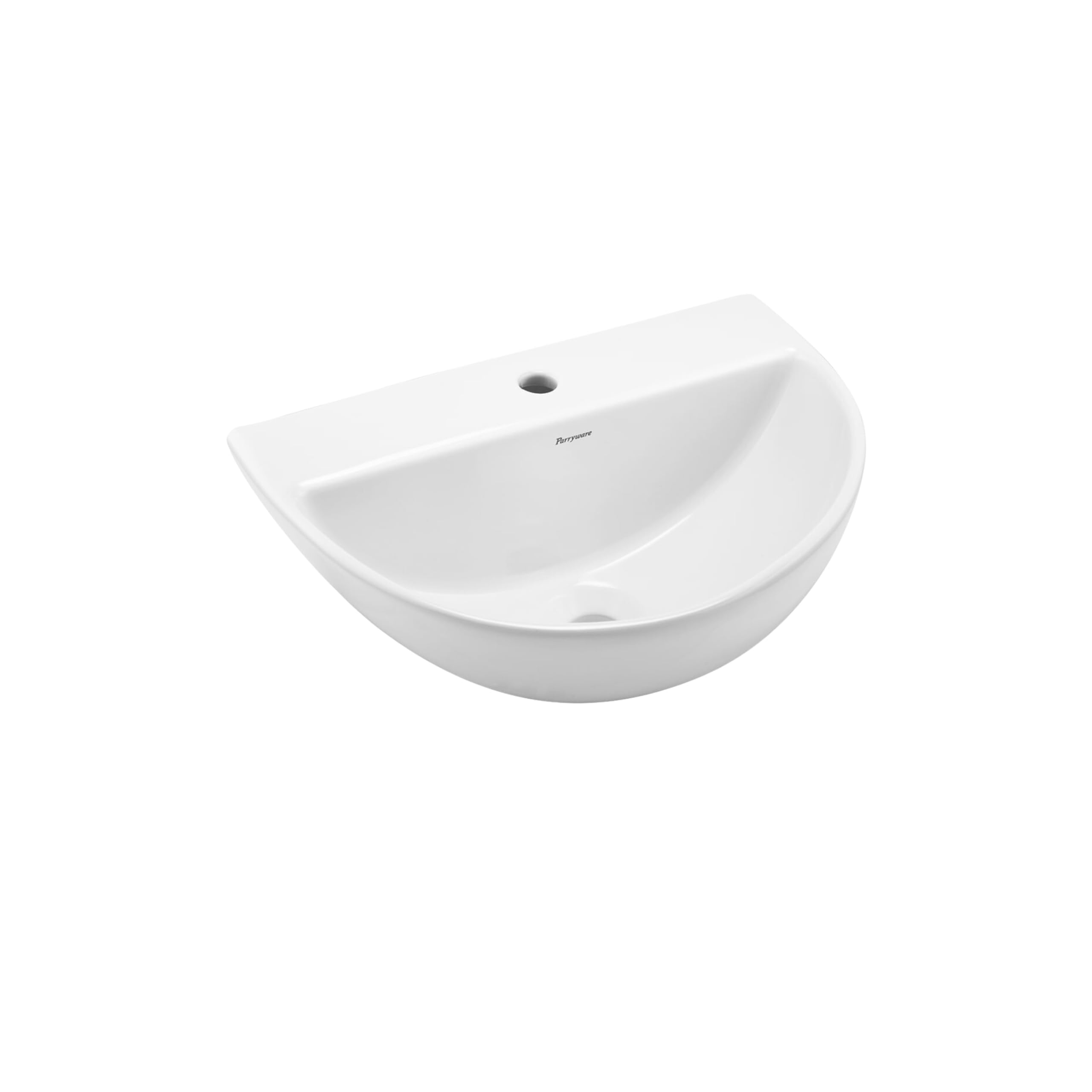 Parryware Kolar Wall Hung Basin for Bathroom/Restaurant (Jace/Glossy White) | Ceramic Wall Hung basins (455 x 330 x 195mm) | C042E1C (B0D9Q4BZ31) Amazon Price History, Amazon Price Tracker