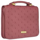 Christian Art Gifts Women's Fashion Bible Cover Grace Dusty Rose, Pink Faux Leather, Medium