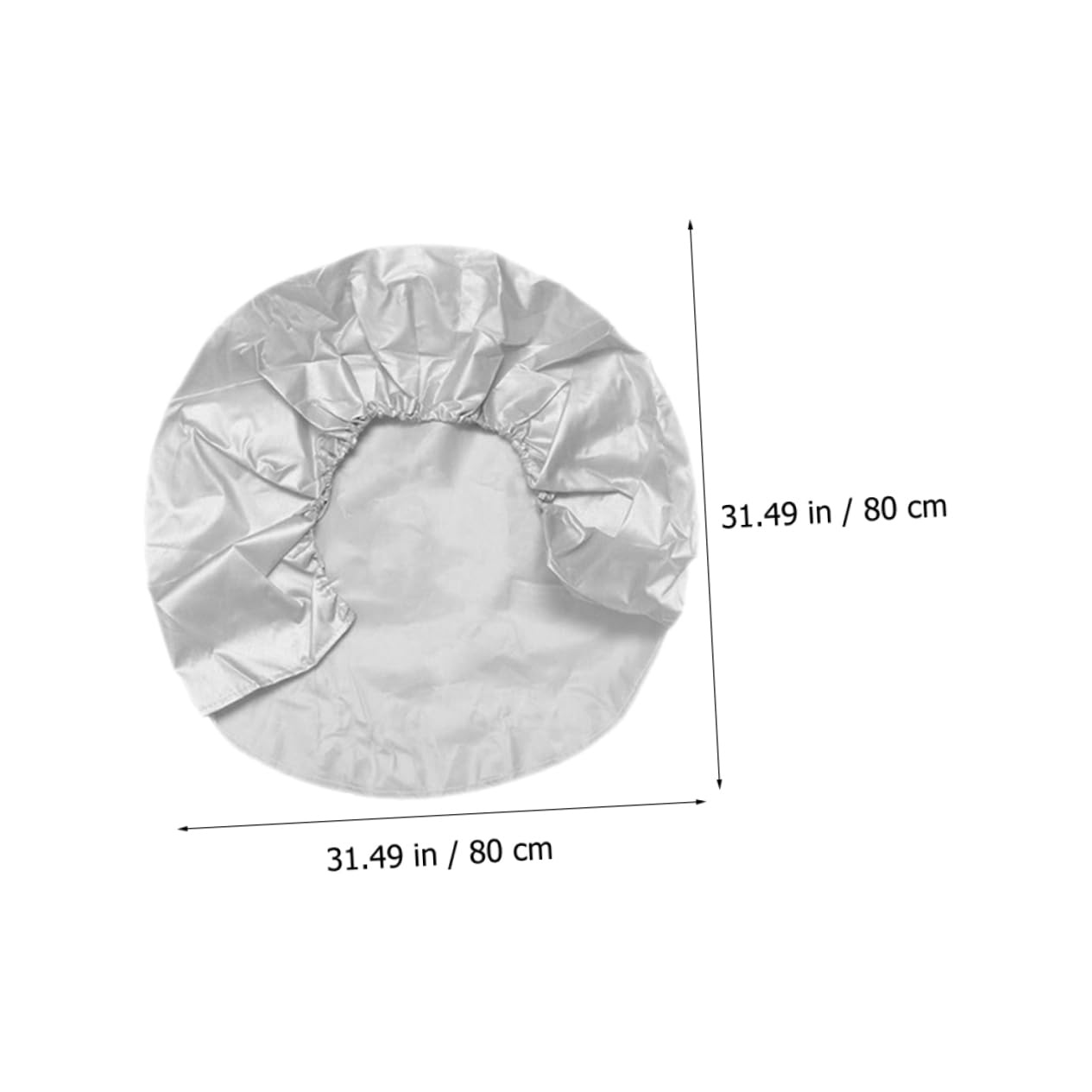 Copri Pneumatici 4 Pezzi Oxford Argento per Rv