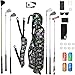 GREEN ACTION Sunday Golf Bag with Strap & Stand, Lightweight Golf Stand Bags with Two-Way Divider/Cooler Pocket, Golf Club Bags Holds 5-6 Clubs for Driving Range, Par 3 and Standard Courses Men Women
