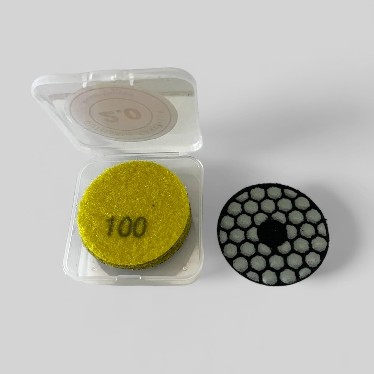 Produktbild von Generisch 8-teiliges Diamant-Nasspolierpad-Set – 50mm, Flexible Schleifscheiben Für Marmor, Granit, Stein & Quarz, 3mm Dick