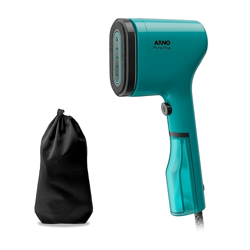 Vaporizador de Roupas Arno Pure Pop Verde, Higieniza e Desodoriza, 1100W, Aquece em 15s, Portátil, HS24 110V Vaporizador de Roupas Arno Pure Pop Verde, Higieniza e Desodoriza, 1100W, Aquece em 15s, Portátil, HS24 110V