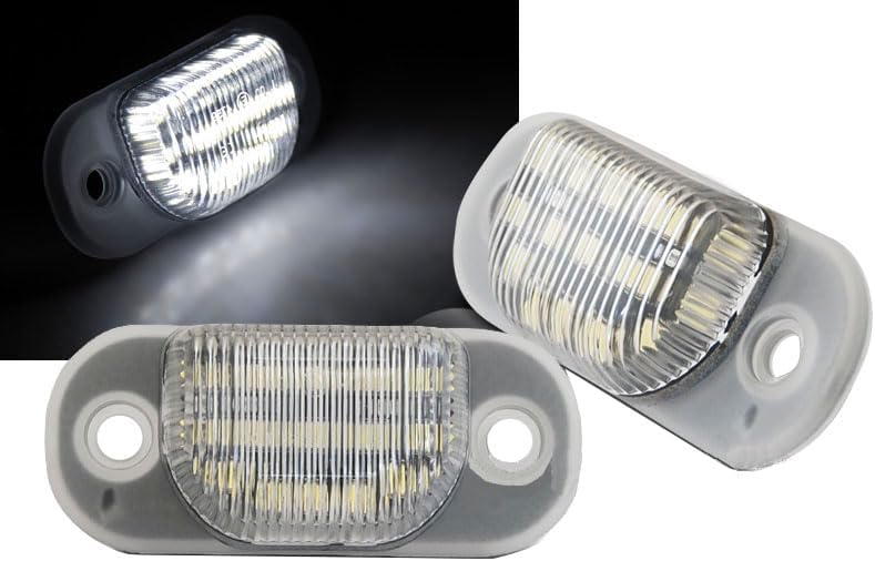 License LED Lights compatible with AUDI 80 B4 / 100 C4 / A6 C4 RS-3063 Number Plate Lights License Plate Light Rear Lamps