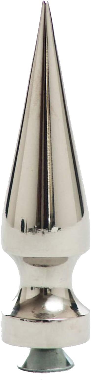 MoonshineStillProSolid Aluminum Polished Chrome Screw on Spike - 2 3/4" for Helmets Rat Rods Etc