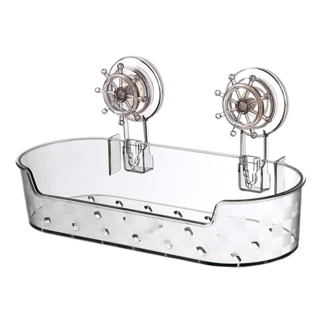 Estante De Baño Organizador De Ducha con Ventosa, Estante Plástico para Almacenamiento En El Baño Organizador(G)