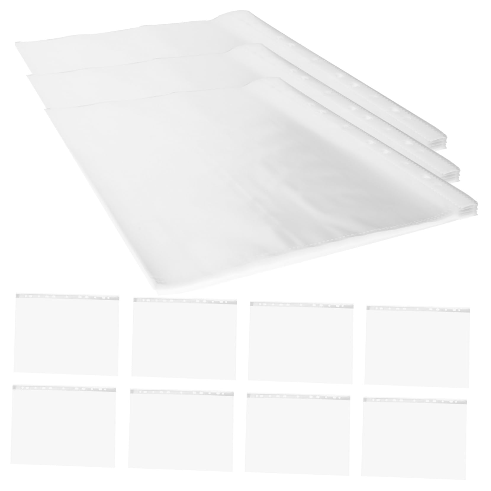 BCOATH 100pcs Bib Holder Running Bib Display Bag Reusable Portable Weatherproof