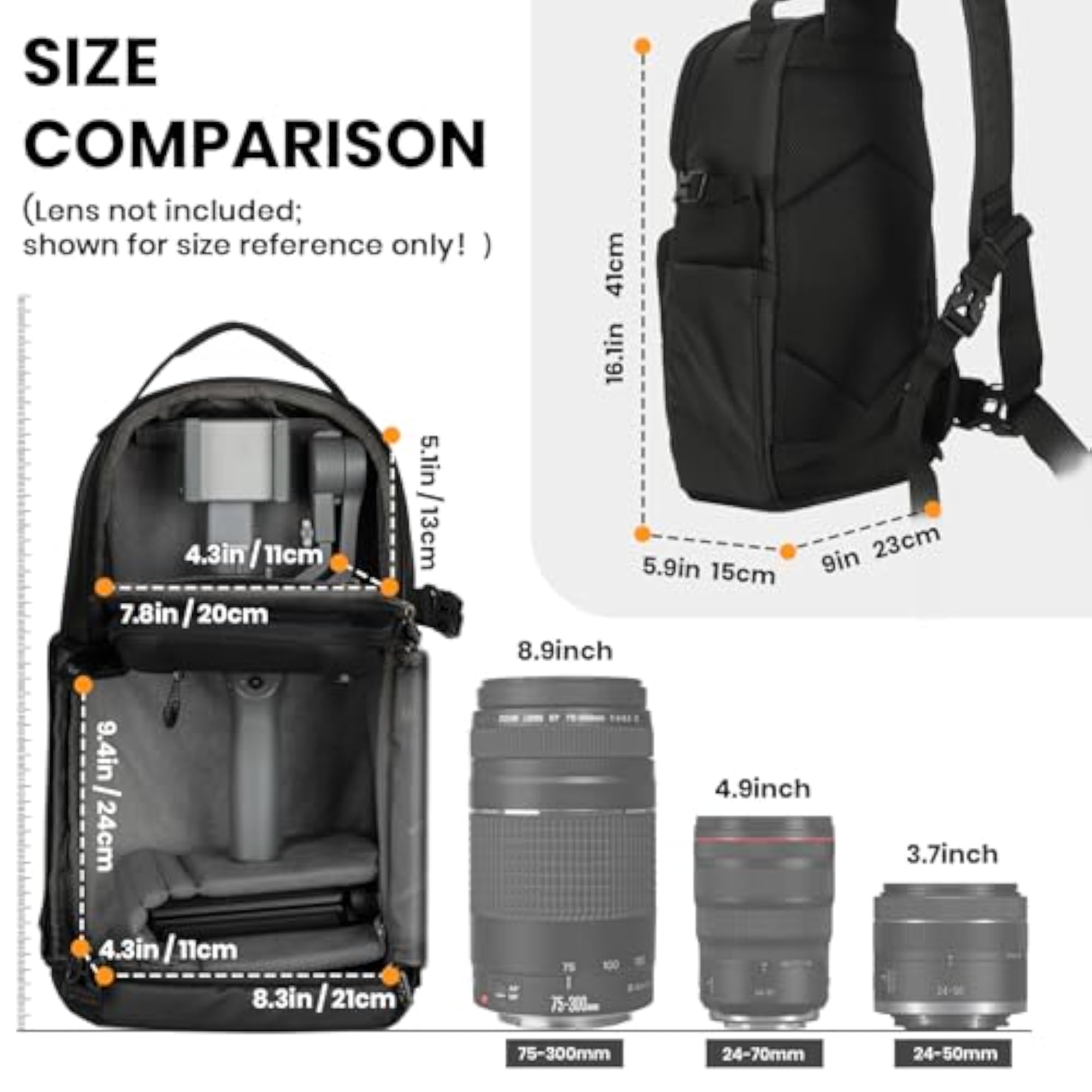 Camera Sling Bag DSLR Sling Pack