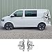 nasASLK 2 uds Pegatinas Laterales de carrocería de Coche calcomanías de Rayas largas de Cuerpo de Vinilo, para Volkswagen VW Multivan Transporter Caravelle T4 T5 T6