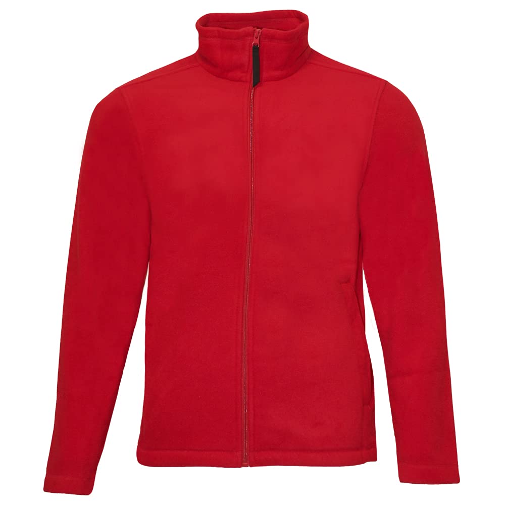 Regatta Men's Red Micro Full-Zip Fleece in Size 3XL, Sports Direct