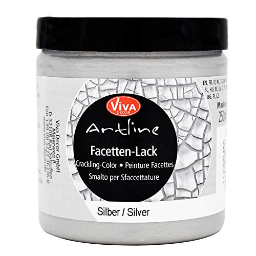 Viva Decor Facet Paint Silver 8.45 oz