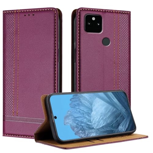 Étui pour Google Pixel 5A housse fine élégante en cuir PU premium