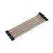 JESSINIE 120Pcs Male to Male Dupont Cable Line 40P 21CM Dupont Color Cable Breadboard Wire Adapter Cable 20CM