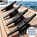 Trafu Black Boat Nylon Cleat 4pcs (5inch-4pcs)