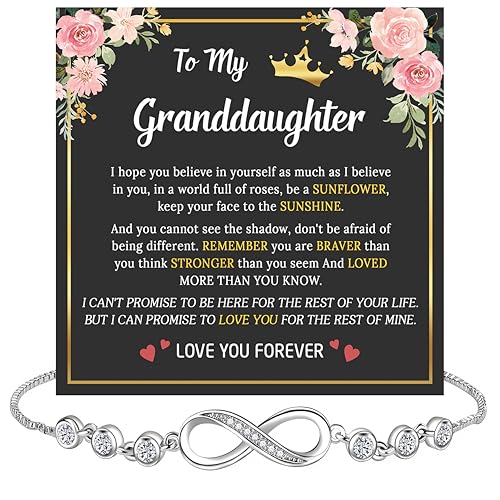 To My Granddaughter �u���X���b�g�M�t�g ���΂�����񂩂瑡��A���b�Z�[�W�J�[�h�ƃ{�b�N�X�t���̔����������W���G���[�A�N���X�}�X�A���ƁA�a�����v���[���g�A�ޏ��ւ̈Ӗ��̂���u���X���b�g, Heart Bracelet, �X�e�����X�|, ��