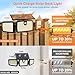 MIHANI Solar Lights Outdoor, Quick Charge Solar Motion Deck Lights Outdoor for Deck with High Brightness, Larger Built-in Tempered Glass Panel, Sensitive PIR Motion Inductor (Remote,4 Pack)