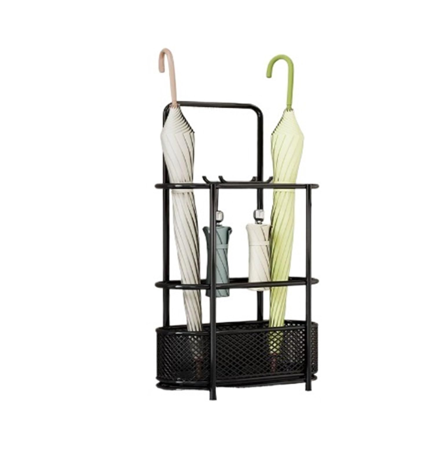 Lizhuzhuzs28 Black Freestanding The Perfect Storage Solution For Home Umbrella Stands, Hotel Lobby, And Long-Handled Umbrellas Office(,Medium)
