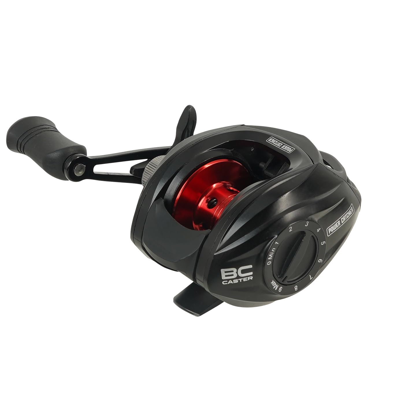 SPRO Power Catcher Caster BC Baitcasterrolle – Baitcasterrolle fürs Angeln auf Raubfisch – Linkshänder Rolle – mit 5+1 BB-Kugellagern – Gear Ration 6.3:1