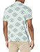 Lacoste Men's Globe Print Ultralight Piqué Movement Polo Shirt, Pastille Mint/Black, Small