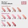 Revlon Powder Blush Face Makeup, High Impact Buildable Color, Lightweight & Smooth Finish, 006 Naughty Nude, 0.17 Oz
