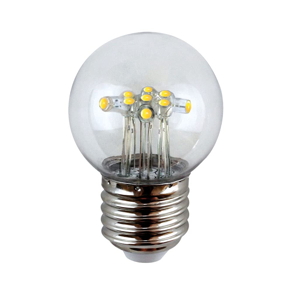 Illu - Guirnalda de luces (10 m, 30 casquillos E27, incluye bombillas LED 5+4, 1 W = 10 W, 73 lm, 2200 K), color negro