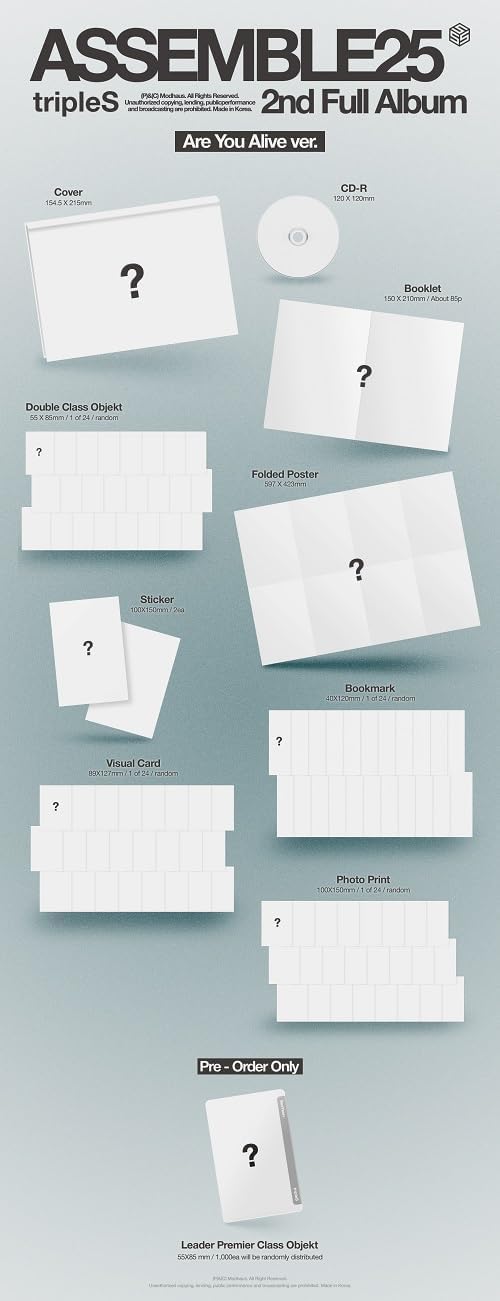 tripleS -Assemble25 2nd Album (2CD SET VER) + Extra photocards