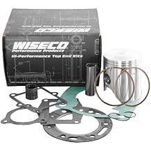 Wiseco PK1211 66.4mm 2-Stroke Motorcycle Piston Kit with Top-End Gasket Kit, Silver