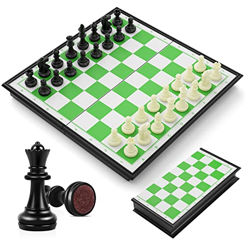 Peradix Schachspiel Magnetischem, Schach mit Einklappbar Schachbrett, Reiseschach für Kinder und Erwachsene, Familie Geschenk Reisen Cover