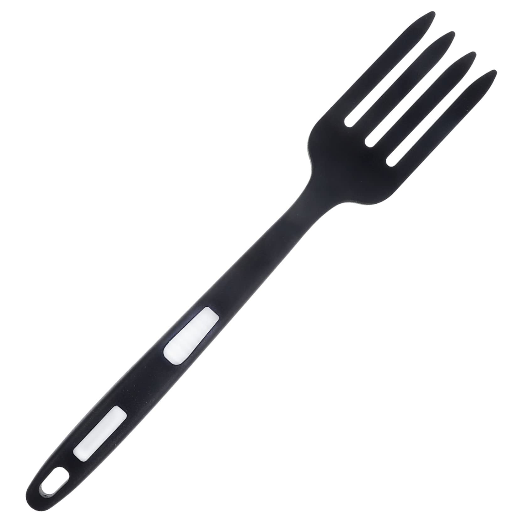 GRIRIW Cooking Fork Non Stick Cooking Fork Salad Tongs Noodle Fork Wear-resistant Dinner Fork Convenient Cooking Fork Salad Fork Tool Salad Mixing Fork Italy Steak