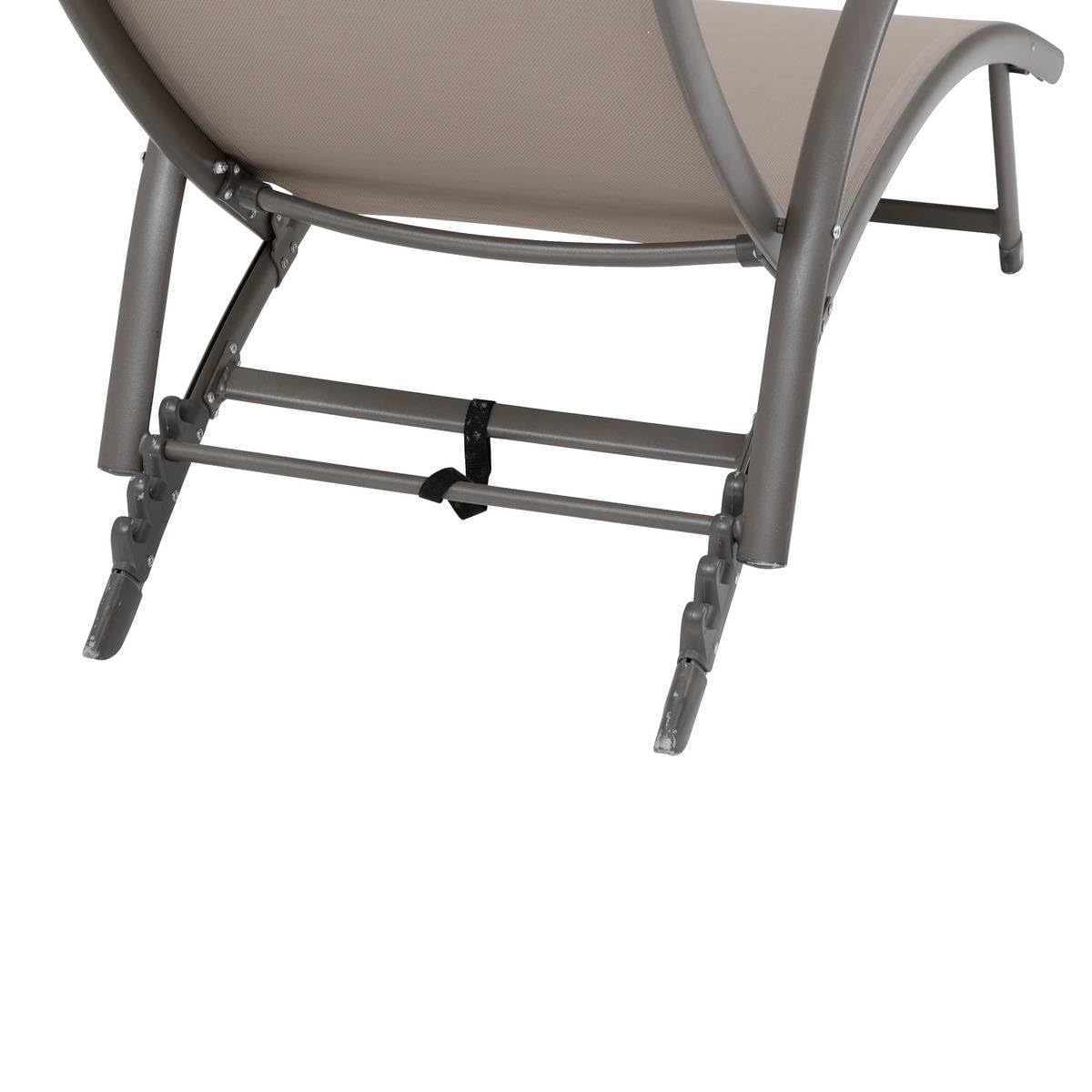 Hespéride Liegestuhl Samba Haselnuss Praline