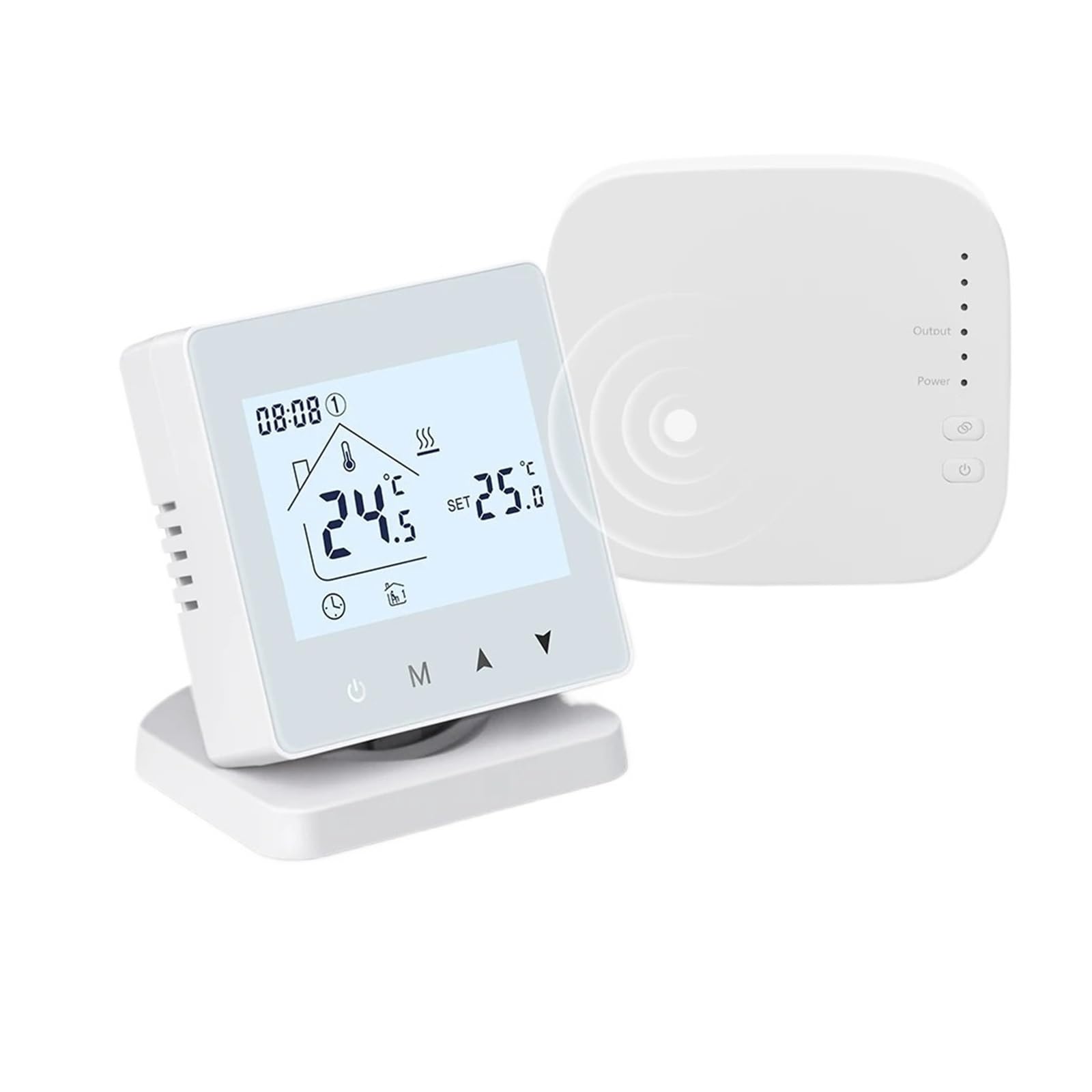 Thermostat d'ambiance 220V chauffage chaudière gaz mural filaire