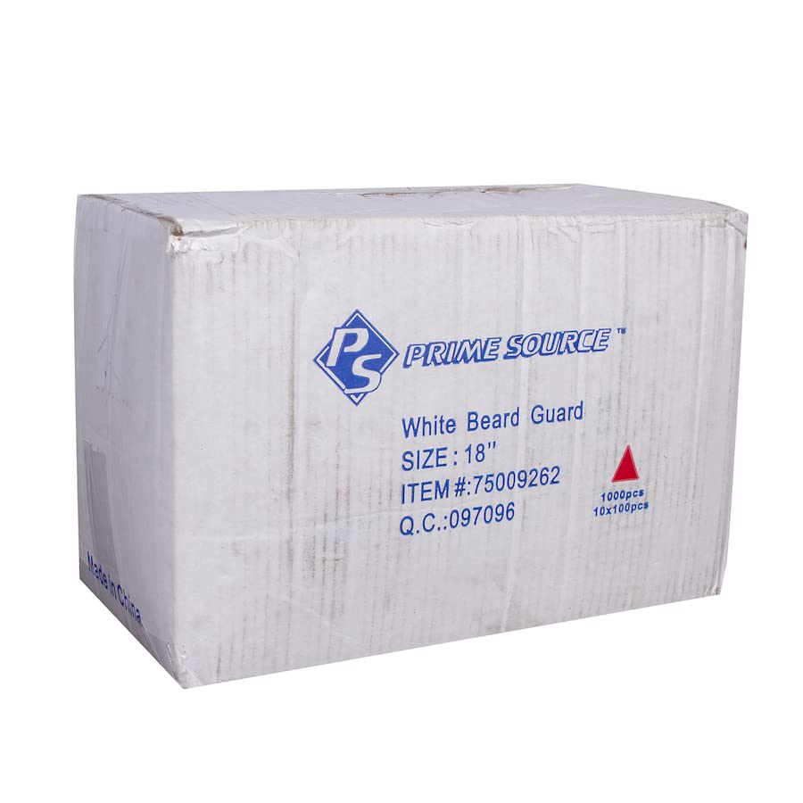 75009262 P/S Beard Guard P/P 14-G 18" White