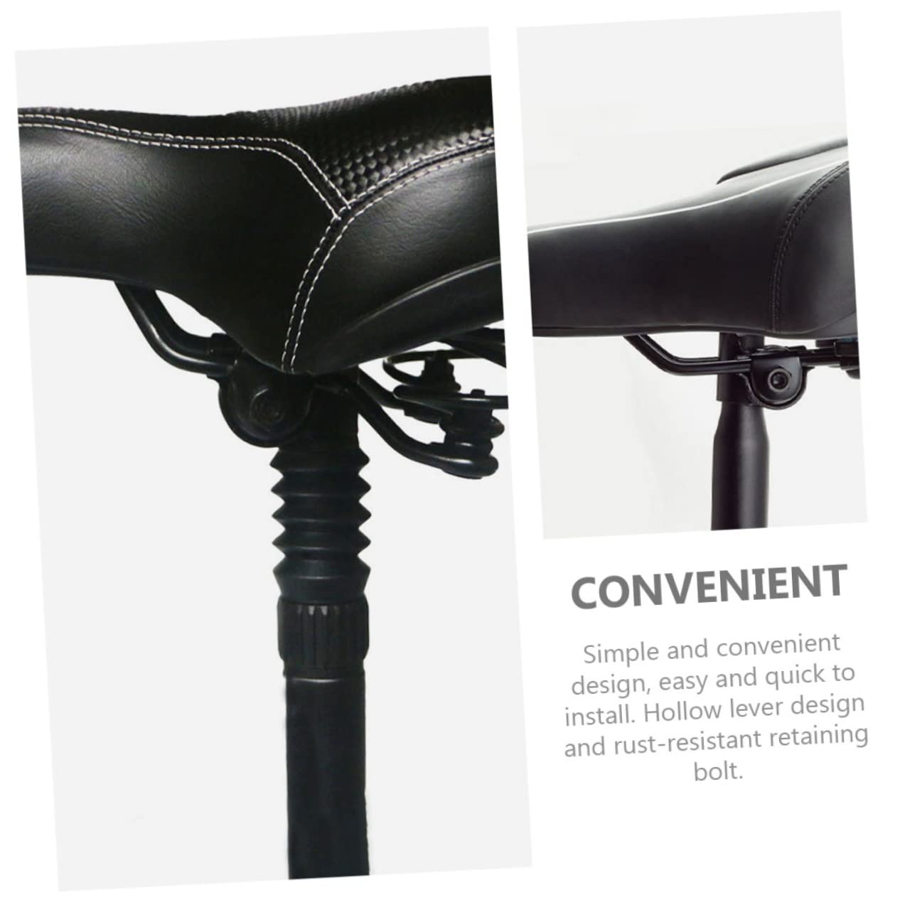 HANABASS Bike Saddle Clamp Connector Durable Lightweight Seatpost Clip for Mountain Bikes Resistant Saddle Fixing Accessory for Easy Installation and Stability