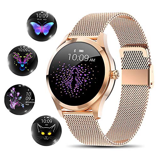 Smart Watch for Women, Yocuby Novel/Stylish/Beautiful Smartwatch Bluetooth Fitness Tracker for Ladies