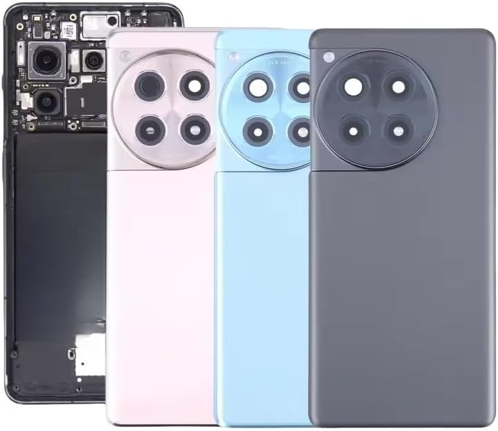 for OnePlus Ace 3 (PJE110) – Compatible Replacement Battery Back Cover Rear Housing Case with Camera Lens (Rose Gold)